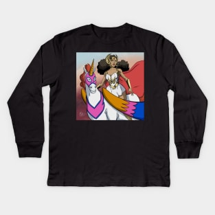 She-Ra - The Black Princess Of Power Kids Long Sleeve T-Shirt